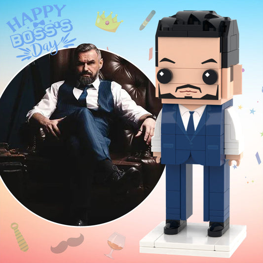 Chef Minifigur aus Klemmbausteinen – DIY Figur zum Selbstaufbau – 1 Person