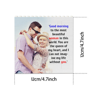 144 Teile Foto individuell gestalteter Bausteine, Puzzle, Bildpuzzle, Geschenk, Puzzle für Erwachsene, Baustein-Foto-Puzzle